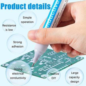 Circuit Design Conductive Ink Pens Strong Adhesion Conductive Pen for Repairing Pc <strong>Keyboard</strong> <strong>Creating</strong> Repairing Circuits - Product Image 4