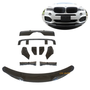 F15 x5 m-performans aero kiti arka difüzör BMW için gövde kiti F15 X5 m-tech parlak siyah aero kiti - Product Image 6
