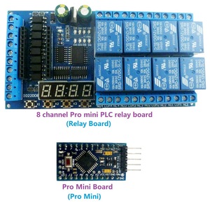 IO22D08 8-Kanal-DC-12-V-8-Kanal-Pro-Mini-SPS-Platinen-Relaisabschirmmodul für Arduiuo-Multifunktionsverzögerungs-Timer-Schalttafel - Product Image 5