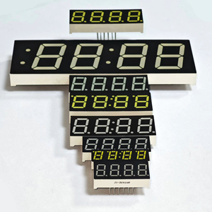 Verschiedene Farben ultra Bright 7 Segment LED-Anzeige 4-stellige LED-Anzeige Segment anzeige