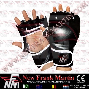 NFM için özelleştirilebilir deri MMA yakalama eldiveni çocuklar için kickboks boks torbası ile Muay Thai Fitness boks spor eğitimi - Product Image 6