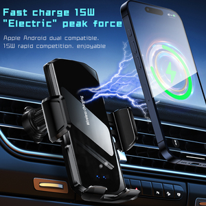 2024ユニバーサル磁気フレックスカーフォンホルダーワイヤレスカーチャージャー急速充電電話ホルダータイプ