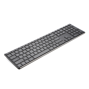 <strong>Wireless</strong> BT Rechargeable Slim <strong>Keyboard</strong> Mechanical Style USB Compatible Windows/iOS/Android Tablets Computers English New - Product Image 3