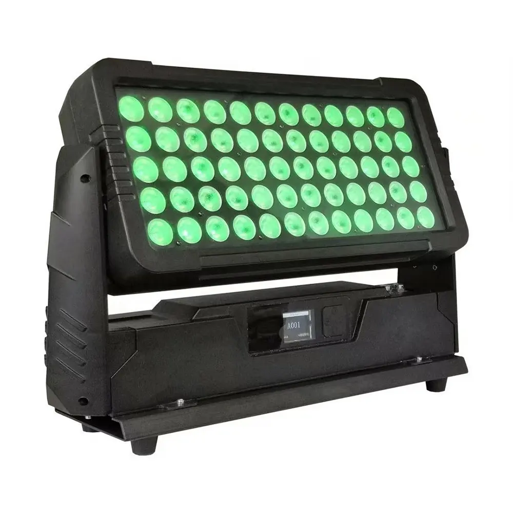 Scène stroboscopique 60x10W 4in1 RGBW DMX Ville Couleur 650W Lavage Mural Extérieur Bâtiment Éclairage Décoration Led Projecteur