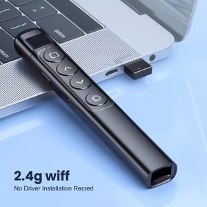 Più economico 2.4G USB Wireless presentatore Laser PowerPoint PPT telecomando puntatore Laser Clicker Flip penna Laser puntatore presentatore - Product Image 3