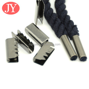 Algodón plano de alta calidad para cordones de fábrica de China Extremos aglet de encaje de metal de goma personalizados con puntas de metal coloridas para zapatos - Product Image 5