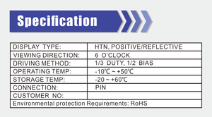 Gran oferta, Panel LCD negativo HTN con conector Pin, módulo de pantallas de cristal líquido, equipo de enseñanza fonética Lcd - Product Image 5