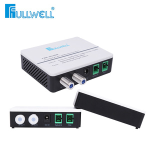Fullwell FTTH Fiber <strong>Node</strong> 1550nm CATV cable TV <strong>Optical</strong> Receiver converter mini <strong>node</strong> with 2RF dual <strong>outputs</strong> - Product Image 3