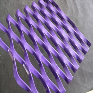 Aluminum Expanded Metal Mesh Sheet (Flattened) Decorative Aluminum Mesh Fancyネット - Product Image 4