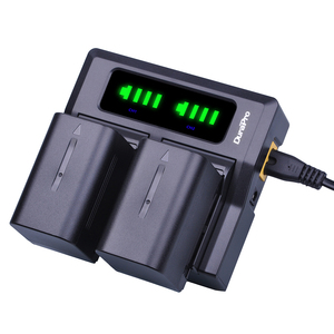 JVC50 JVC70 LEDラピッド2ポート充電器,JVC GY-HMQ10 HM200 LS300 HM600 HM650カメラ用 - Product Image 5