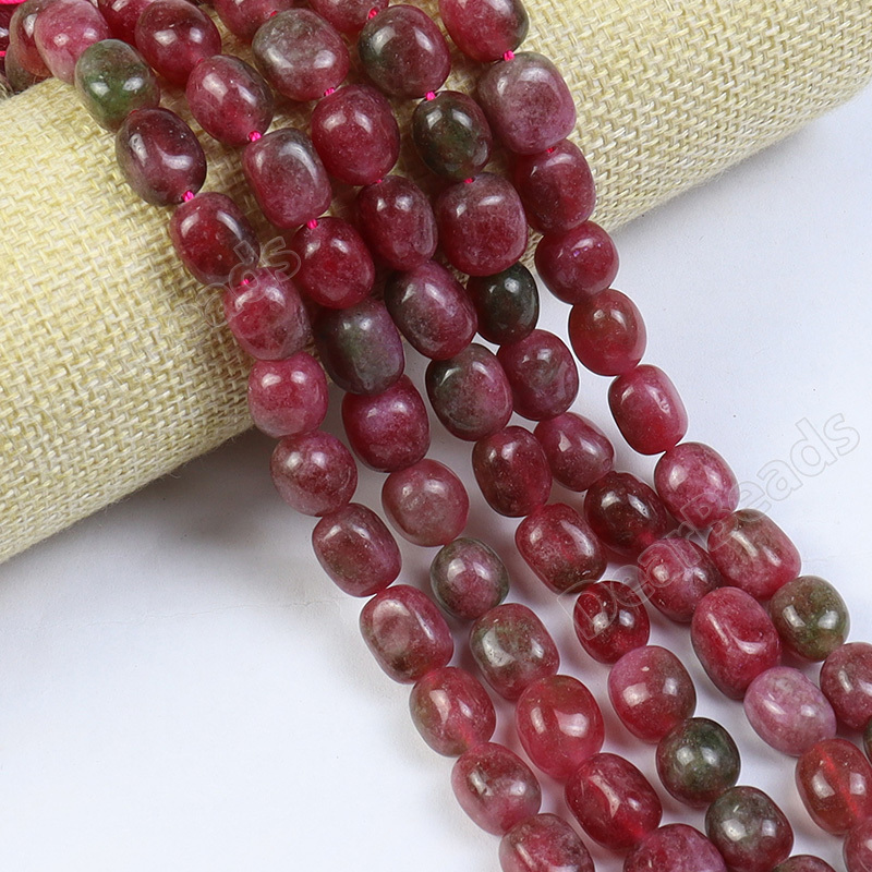 Verde-rosso Tormalina colore Tumble
