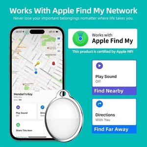 小型IOS跟踪设备空气标签关键儿童查找器宠物跟踪器位置智能本地化GPS汽车宠物查找我的跟踪器应用 - Product Image 6