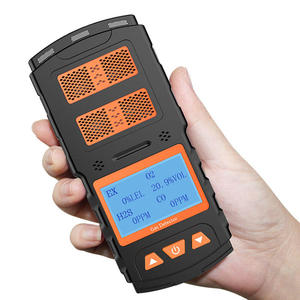 Prezzo di fabbrica portatile EX CO O2 H2S rilevatore di Gas Display LCD 4 in 1 Multi rilevatore di perdite di Gas