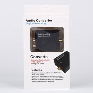 <strong>Digital</strong> to Analog <strong>Audio</strong> Converter Optical Fiber Coaxial <strong>RCA</strong> 3.5mm Amplifier Decoder Signal to Analog Stereo Adapter R/L - Product Image 2