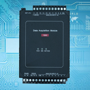 16AI entrada analógica 0-10V Modbus RTU 4-20mA módulo 0.1% precisión ADC Adquisición y transmisión