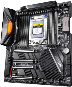 GIGABYTE TRX40 AORUS ana anakart Fins ler-dizi soğutucu 16 + 3 fazlar Infineon dijital VRM 3x PCIe 4.0x4 M.2 Intel WiFi 6 - Product Image 3