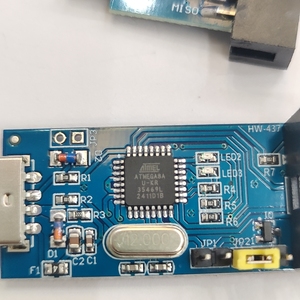 10Pin To 6 Pin Adapter Board USB ASP ISP AVR <strong>Programmer</strong> USB <strong>ATMEGA8</strong> ATMEGA128 ATtiny CAN PWM 10Pin Wire Module