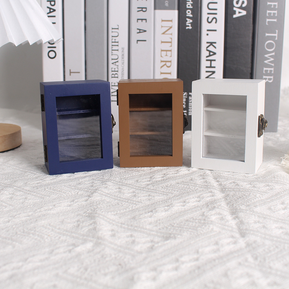 Mini libreria (Blu, Caffè, Bianco)