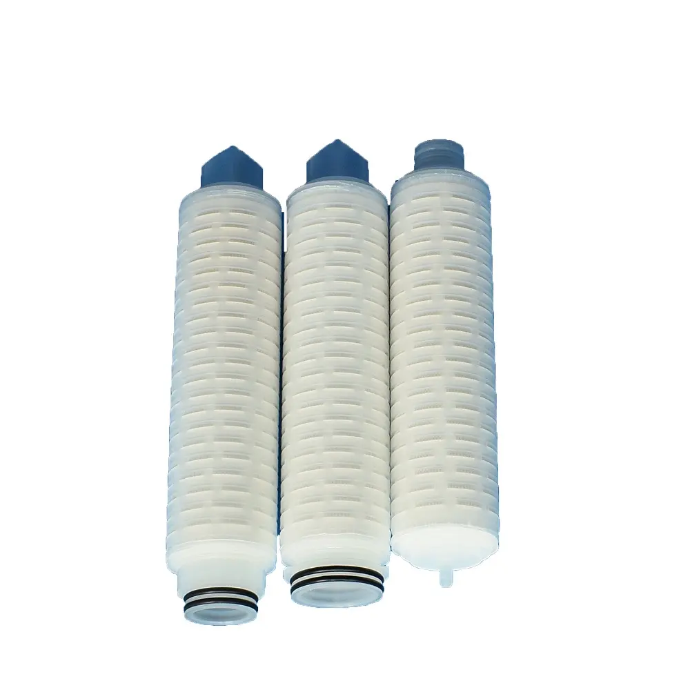 Pre-treatment sea water desalination 30inch 40inch Length Standard Pleated PVDF Filter Cartridge