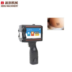 Neuer Hand-Tinten strahl drucker Kleines Produktions datum Qr-Code Barcode-Etikett Chargen nummer Verpackungs beutel Flaschen codier maschine