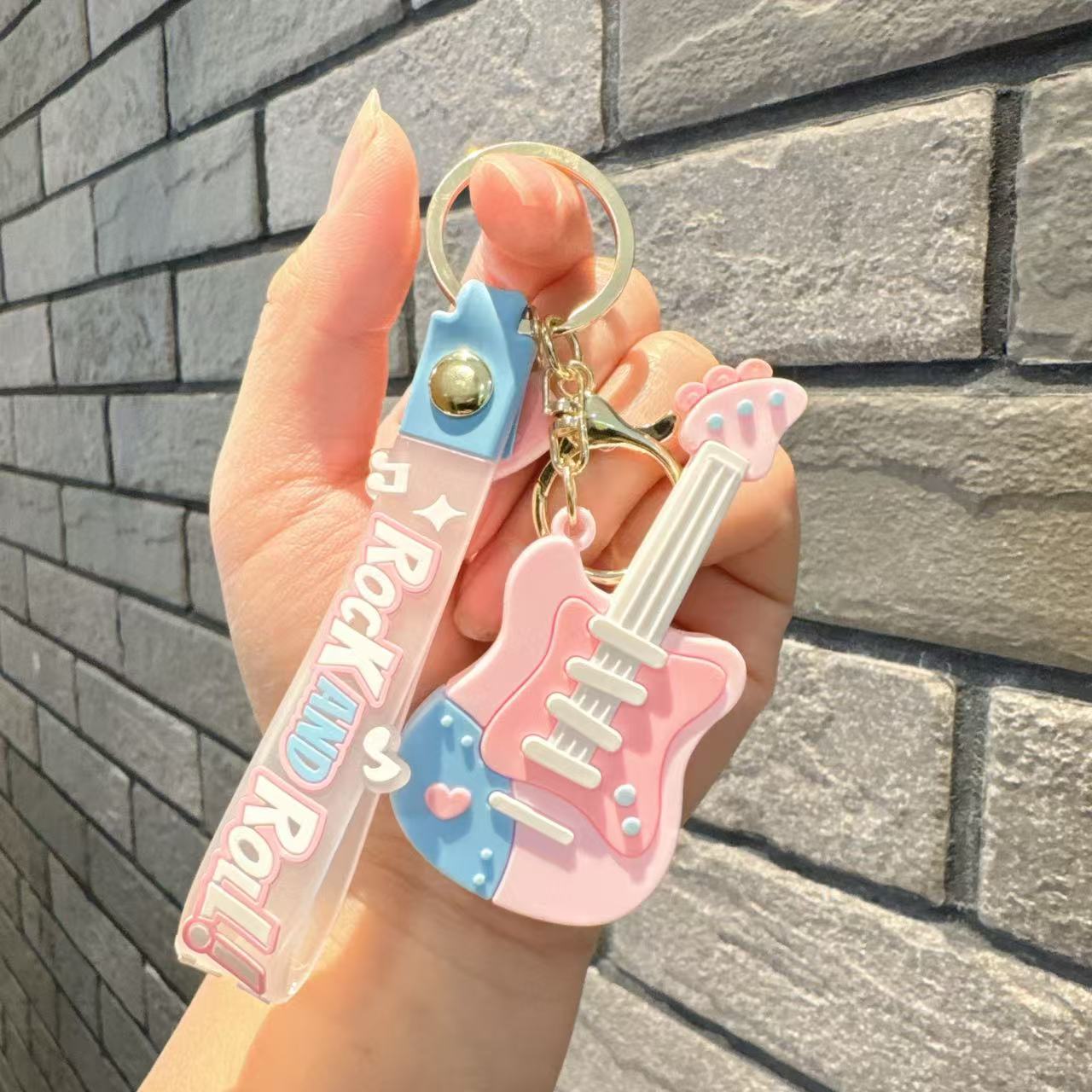 Pink guitar