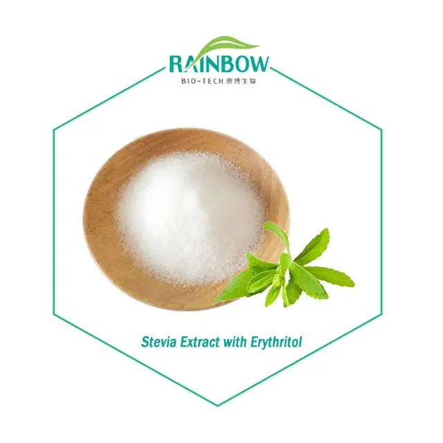 Extrait de Stevia d'édulcorants naturels à zéro calorie d'approvisionnement d'usine avec des mélanges d'érythritol
