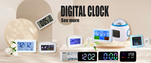 Benutzer definierte 9-Zoll-Timing und Countdown Double Analog Multifunktion ale Tisch tisch uhr Digital Led Wall Inteli gente Clock - Product Image 6
