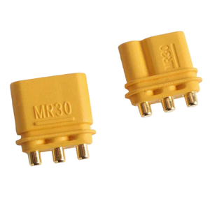 ขั้วต่อ MR30PB 3ขาสำหรับหญิงชายชุบทอง3ขาสำหรับซ็อกเก็ตปลั๊ก MR30PB-M /f - Product Image 1