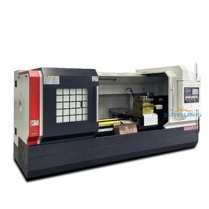 Máquina de torno CNC CK6180 de procesamiento de metal plano con controlador Siemens/Fanuc/GSK de un solo husillo chino automático de servicio pesado