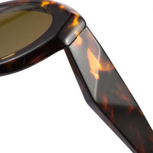 Sifier Hochwertige benutzer definierte Logo Brillen Sonnenbrille Schildkröte Acetat Mode Oval Cat Eye Sonnenbrille für Männer Frauen - Product Image 6