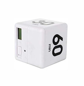 Küchen timer Kids Timer Cube Timer 15, 20,30 und 60 Minuten für Time Management (weiß) Workout Timer mit angepasster Lautstärke
