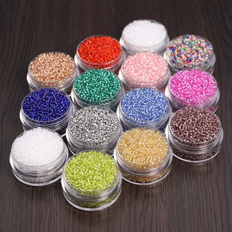 Commercio all'ingrosso Mini Opaco 2 millimetri 3 millimetri 4 millimetri Miyuki Repubblica perle di Vetro Seed Beads 450 g/borsa Formato 6/0 11/0 12/0 13/0 15/0 per Monili Che Fanno