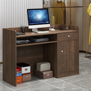 Mostrador de recepción moderno pequeño y simple para peluquería, Mostrador de bar, Mostrador de caja registradora, tienda para salones de belleza - Product Image 5