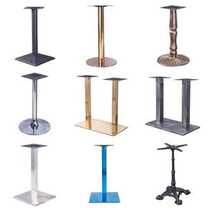 Bảng căn cứ công nghiệp hiện đại Vòng nhà hàng x Chân thép đúc khung sắt Cà phê ăn uống kim loại bảng căn cứ cho bảng - Product Image 4