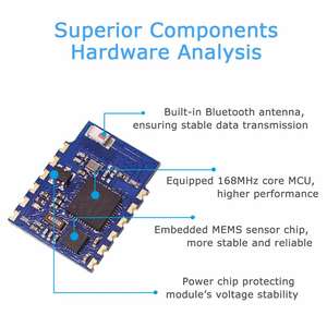 WitMotion WT901BLE modulo accelerometro a 9 assi AHRS di stabilità superiore per sensore Ar-duino BLE5.0 per Arduino - Product Image 3