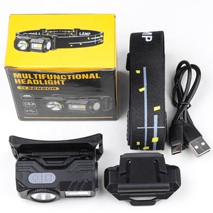 Mehrfarbige rote grüne blaue weiße Lichtkopf-Torchlampe 400 Lumens Sensorfunktion Clip-Design Magnet-<span class=keywords><strong>LED</strong></span>-Scheinwerfer für Laufen und Campen