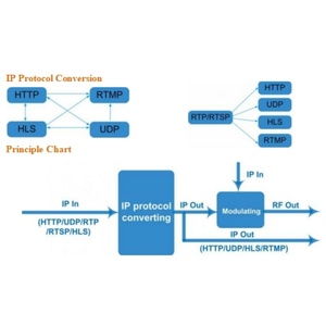 Modulador IP a DVB-T IPTV, entrada IP sobre RTSP, HTTP, RTMP, HLS, SRT a RF - Product Image 6