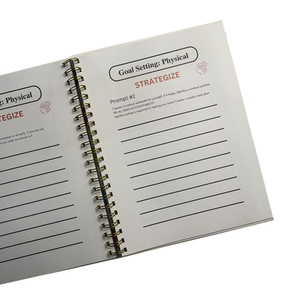 2025 di stampa personalizzata 2026 copertina rigida A5 spirale pianificazione settimanale <span class=keywords><strong>Notebook</strong></span> progettare il proprio pianificatore