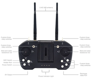 Skydroid T12 uzaktan kumanda gece RC kamera dijital görüntü iletim Drone püskürtücü uzaktan kumanda - Product Image 5