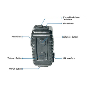 Mini altavoz inalámbrico portátil de mano con Bluetooth, función de intercomunicador con micrófono para POC EsChat Zello, aplicación de teléfono móvil, Walkie Talkie - Product Image 5