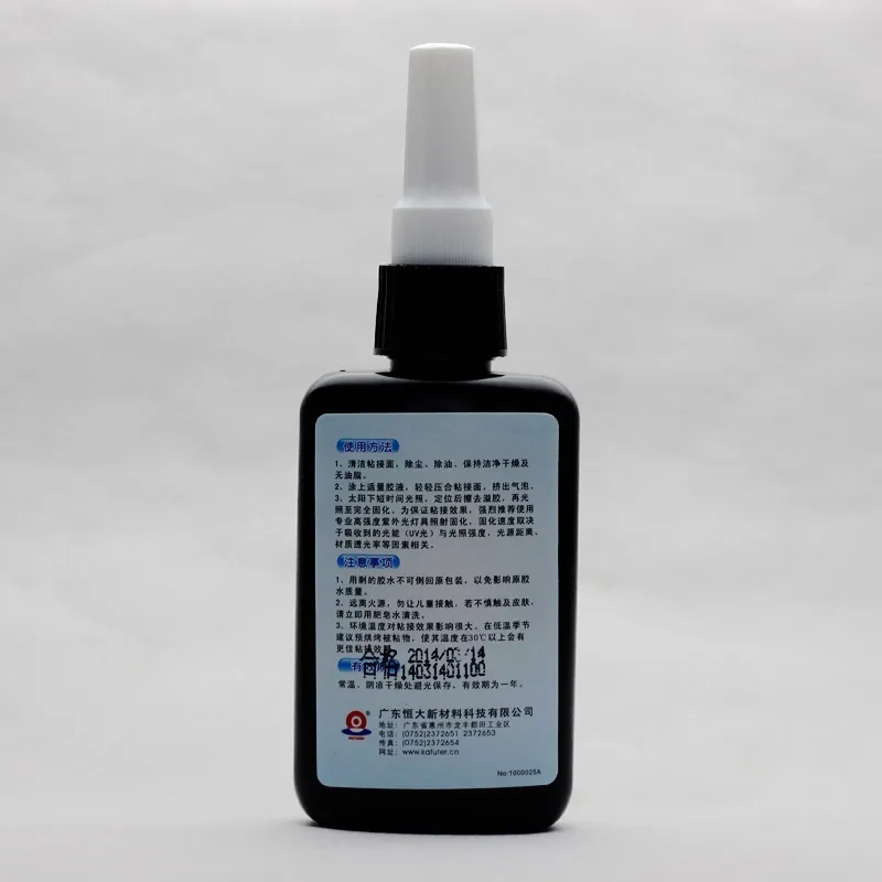 Colla acrilica liquida Kafuter K-303-50g PMMA PVC PC UV colla/PVC UV adesivo