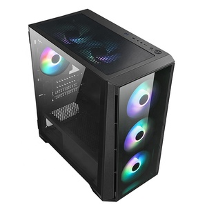ชิ้นส่วนพาวเวอร์ซัพพลาย ATX แบบแยก,พาวเวอร์ซัพพลาย Micro ATX เมนบอร์ดสำหรับเล่นเกม PC แชสซีแผงกระจกนิรภัย - Product Image 3