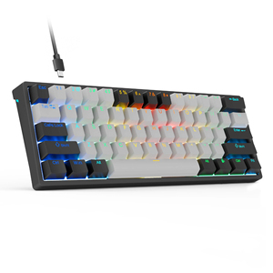 RGB Anti-ghosting 60% Wire Ergonomic <strong>Computer</strong> USB Custom Wired Mechanical Backlight Mini RGB Gaming <strong>Keyboard</strong> - Product Image 3