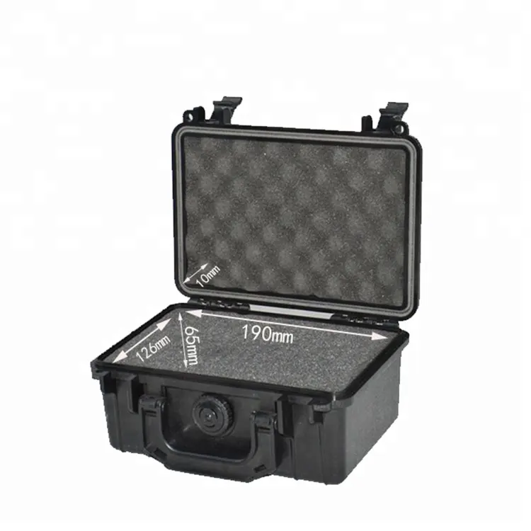 DPC018 IP67 new design waterproof performance waterproof plastic suitcase with foam and handle for laboratory apparatus