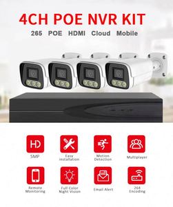 Tuya App Sistema de Cámara de Seguridad CCTV con Detección Humana de IA, WDR 4MP 6MP 8MP 4CH 8CH 16CH POE NVR 5MP POE - Product Image 2