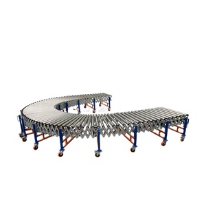Camión contenedor Carga Descarga Transportador de rodillos en dos direcciones Transportador de rodillos motorizado Transportador de rodillos móvil - Product Image 1