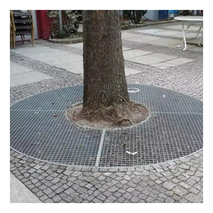 重型不易生锈的镀锌钢圆形排水格栅户外用钢格栅 - Product Image 1