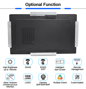 Fabbrica OEM 24 pollici ad alta luminosità Display esterno LCD Open Frame Digital Signage chiosco Touch Screen Monitor per chiosco - Product Image 3