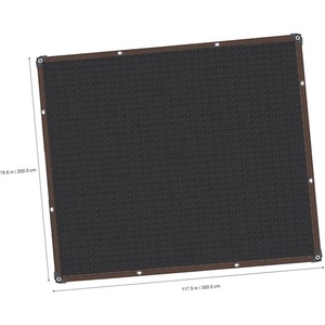 90% Garden Black <span class=keywords><strong>Shade</strong></span> Cloth Sonnenschutz netz mit Ösen für Gewächshaus Pergola Balkon Patio Rasen Markise