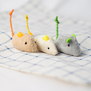 Pet oyuncak Catnip fare şekli kediler oyuncaklar eğlenceli peluş fare kedi çiğnemek diş temizleme interaktif oyuncak - Product Image 5